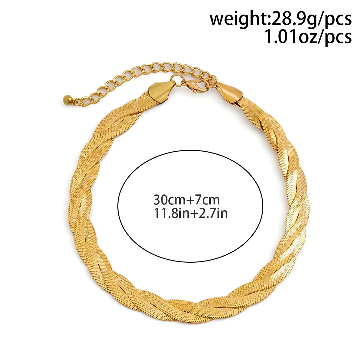 Chunky Cross Snake Trendy Thick Chain Short Choker Necklace for Women