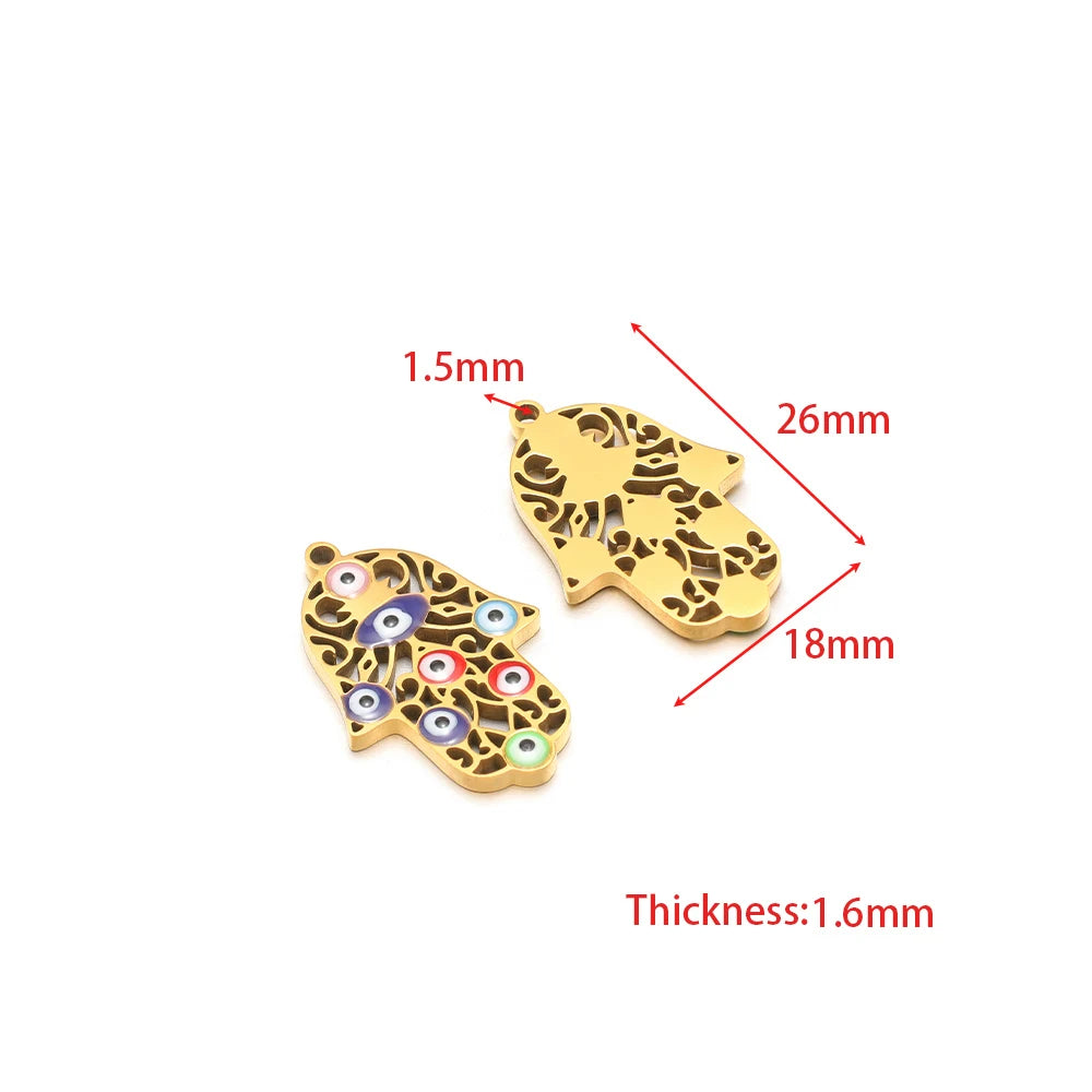 Gold and multicolor enamel beetle shell pendant with colorful dot accents