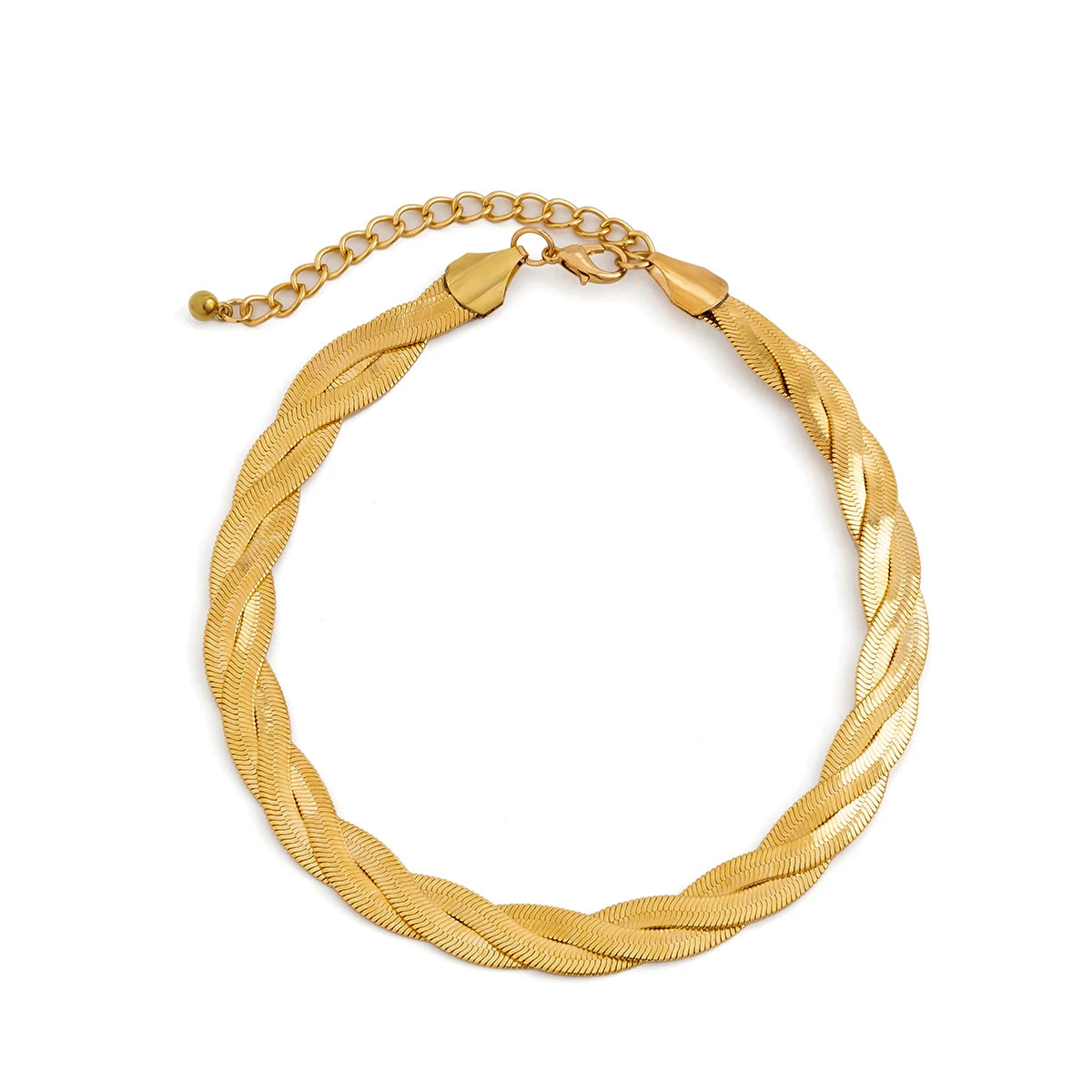 Chunky Cross Snake Trendy Thick Chain Short Choker Necklace for Women