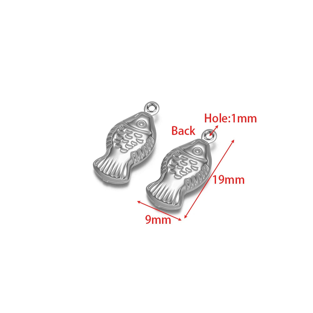 Hollow seashell charm with loop bail, silver-tone metal, small 1mm hole